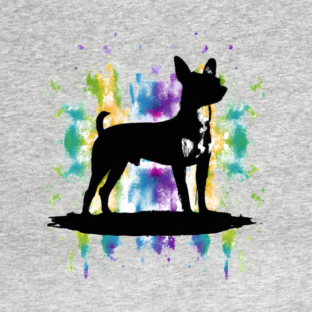 Rat Terrier Ratter Stencil by Furrban